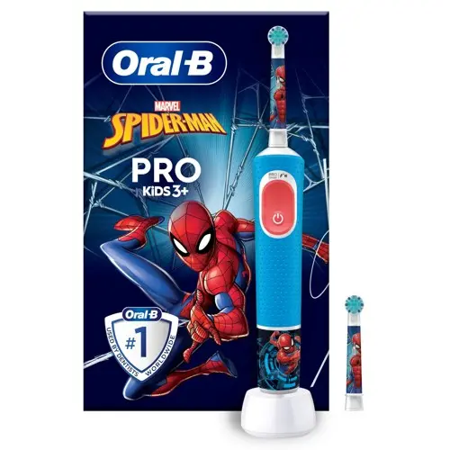 Oral B - Vitality Pro Barn Spiderman Elektrisk Tannbørste HBOX