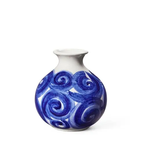 Kähler - Tulle Vase - H10,5 cm - Blå