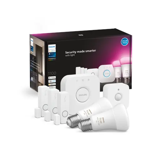 Philips Hue - Secure Startup Sensor WCA E27 Sett Pakke