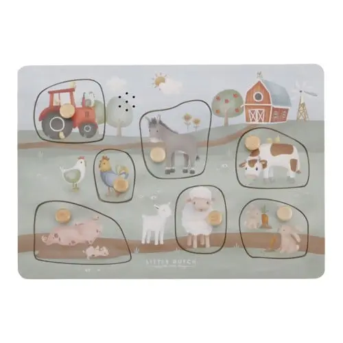 Little Dutch - Wooden Sound puzzle - Little Farm ( LD7140 )