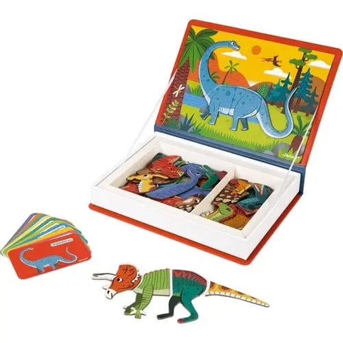 Janod - Magneti'book - Dinosaurs Magneti'book - 40 magnets (LKJ2590)