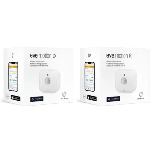 Eve - 2x Wireless Motion Sensor - Bundle