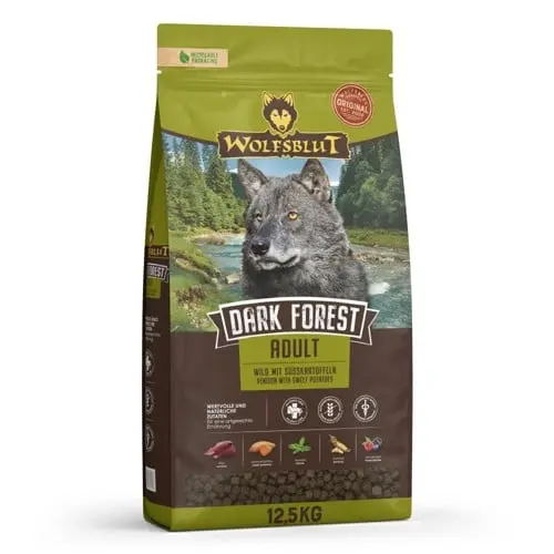 Wolfsblut Dark Forest Venison with sweet potatoes - dry dog food - 12.5kg
