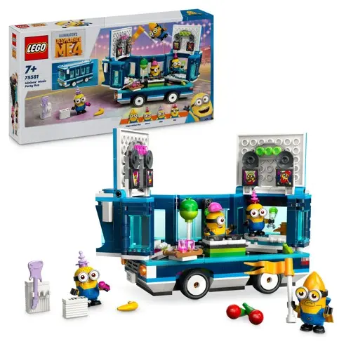LEGO Minions - Minions’ festbuss med musikkanlegg (75581)