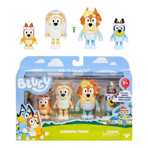 Bluey - Figure 4-pack - Wedding (90268)