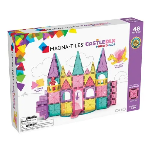MAGNA-TILES - Castle Deluxe 48 Piece Set (90291)
