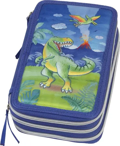 Faber-Castell - Triple Decker pencil case dinosaur (573041)