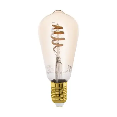 EGLO E27 LED-Z MATTER ST64 spiral 7W CCT 806lm amber