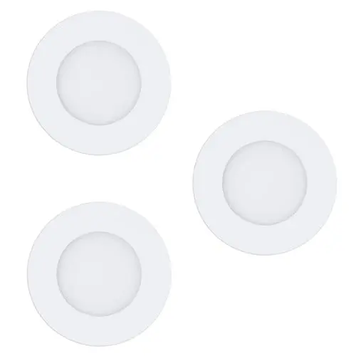 EGLO Fueva-Z Sett med 3 Downlights Ø8.5 – Smart Tunable White