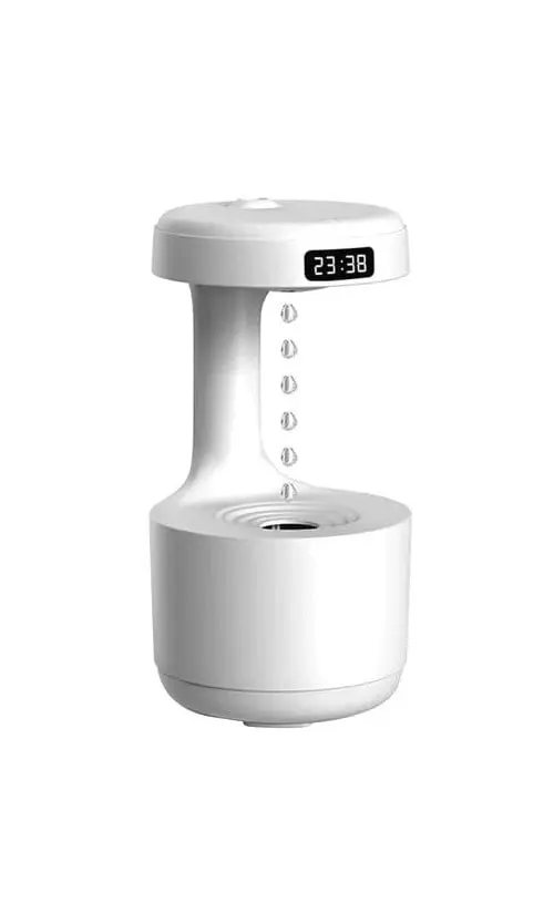 Scandinavian Collection - Humidifier with Anti-Gravity Effect and Clock