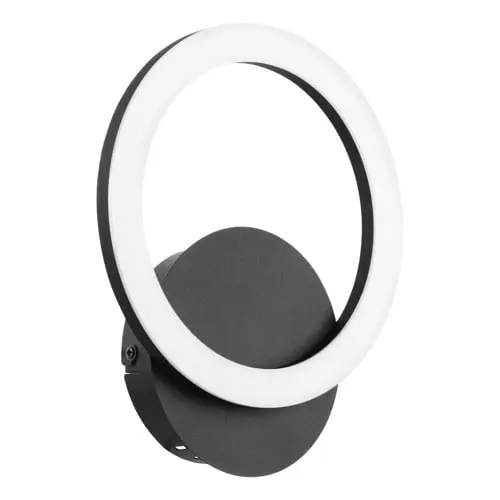 EGLO Parrapos-Z Vegglampe – Smart Belysning, Svart, Zigbee & Bluetooth