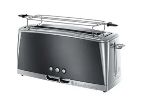 Russell Hobbs - Luna Long Slot 2 Slice Toaster - Moonlight Grey