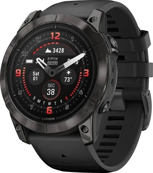 Garmin - Epix Pro (Gen 2) 51mm Sapphire Edition Carbon Gray