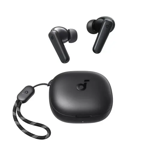 Anker - Soundcore R50i True Wireless Hodetelefoner - Svart - Bluetooth 5.3, Dyp Bass, 30t Batteritid