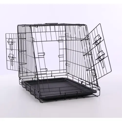 Nordic Paws - Sloping Wire cage black - S 63x44x50,5cm - (540058529239)