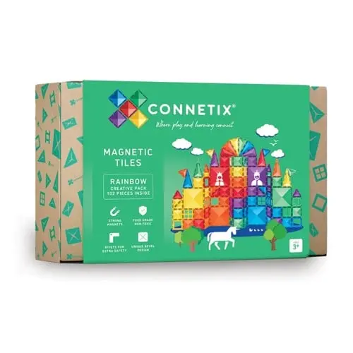 Connetix- Rainbow Creative Pack 102 Pieces - (CT-R-00102-CR)