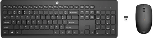 HP - 230 Wireless Desktop set, Black - Nordic