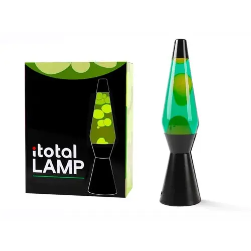 iTotal - Lava Lamp - Black/Green/Yellow - 36 cm (XL2341)