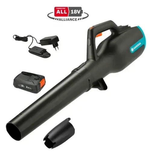GARDENA Batteridrevet Løvblåser PowerJet 18V P4A – Klar til bruk med full kraft