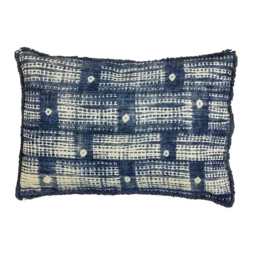 Creative Collection - Fillippa Cushion - Blue - Cotton - E