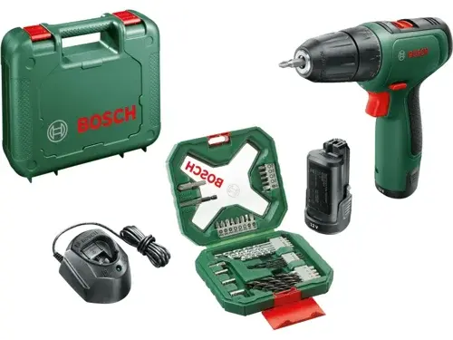 Bosch DIY - EasyDrill 1200 batteridrill - 34-delers bits- og boresett (2x Li-ion 1,5Ah)