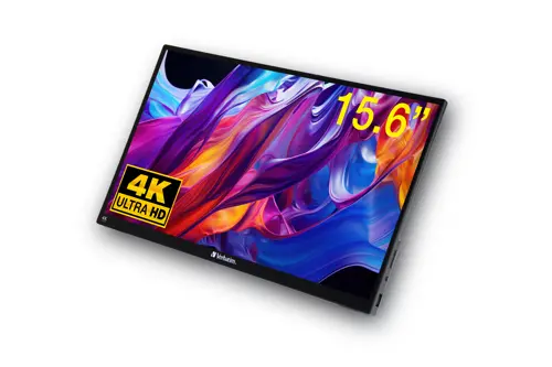 Verbatim - PMT-15 4K Portable Touchscreen Monitor 15.6" 4K Ultra HD Metal Housing