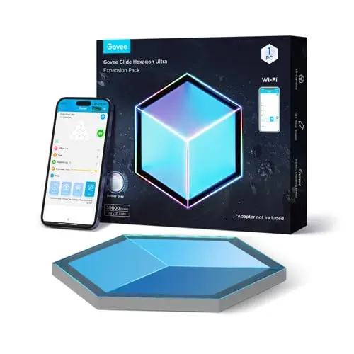 Govee - Glide Hexagon Lysplater Ultra Utvidelsespakke – 1 Planel for H606AC81