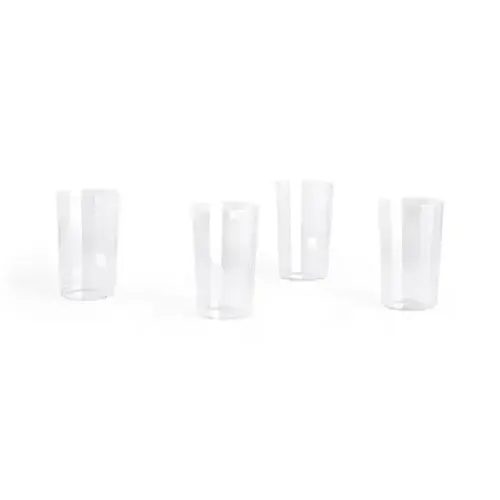 HAY - Klare Angle Drikkeglass, 4 stk. (Stor H13 cm)