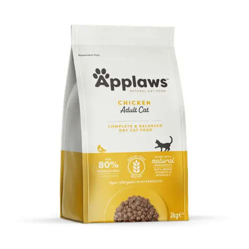 Applaws - Tørrfôr til katt Voksen Kylling - 2 kg