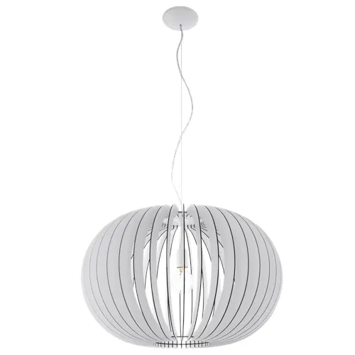EGLO - Stellato Pendellampe - Hvit - Ø70 cm - Elegant Tredesign
