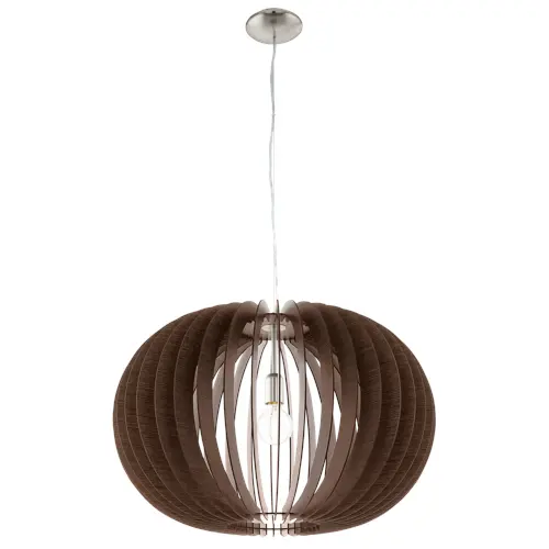 EGLO - Stellato Pendellampe - Valnøtt - Ø700 mm - Elegant Tredesign