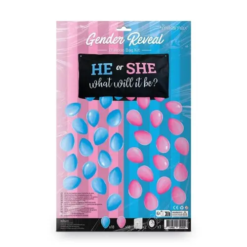 Mikamax - Gender Reveal Balloon Set