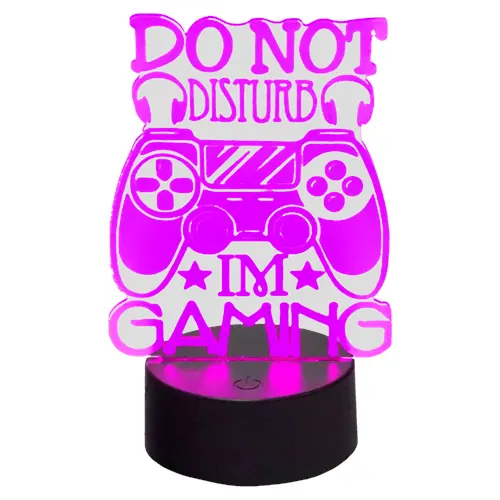 MECHARITE 3D LED Lampe - Don't Disturb
