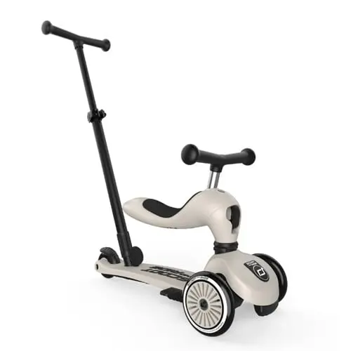 Sparkesykkel med styrestang, Highwaykick 1 Push&Go Ash