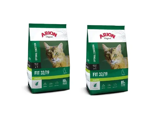 ARION - 2x Cat Food - Original Fit - 7,5 Kg - Bundle
