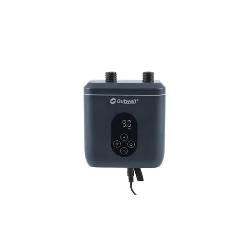 Outwell - Thunderstorm 12V Hogedrukpomp – Elektrische Pomp voor SUP en Luchttenten - Blue Shadow