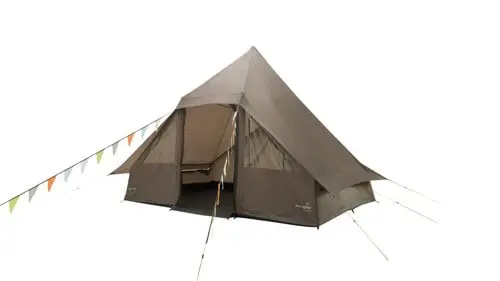Easy Camp Orsa Cabin – 6-Persoons Familietent met Stahoogte en Deelbaar Slaapgedeelte