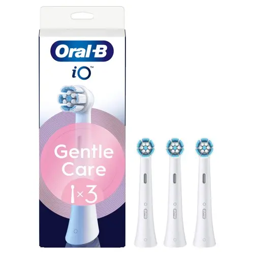 Oral B - iO Gentle Care Børstehoder - Hvit - 3 stk