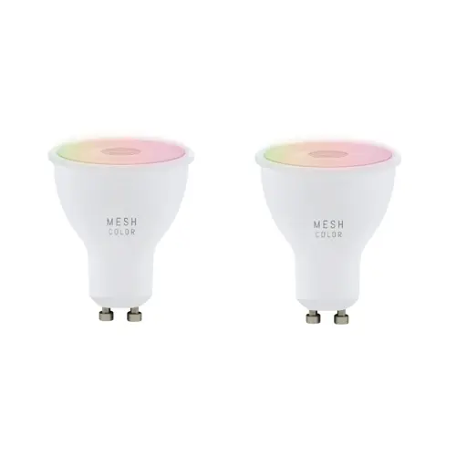 EGLO - 2x CONNECT-Z GU10 RGB + Justerbart Hvitt Smarte Lyspærer
