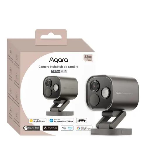Aqara Surveillance Camera & Hub G5 Pro (Wi-Fi) – Smart Overvåkning og Hub i Ett