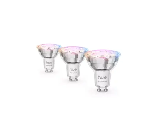 Philips Hue Essential GU10 – White & Color Ambiance Lyspærer (3-pack) – 345 lm
