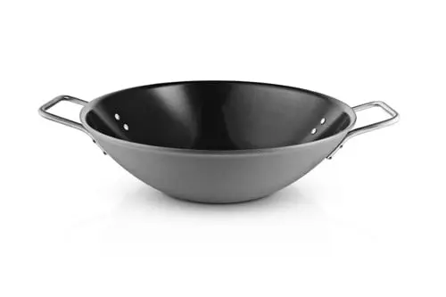 Eva Trio - Grey Line Wokpanne - Grå - 5,0 L - 32 cm