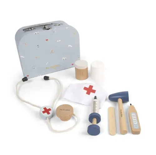 Filibabba - Little Doctor Play Set, Wooden Toys - (FI-03825)