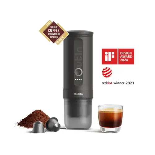 OUTIN - NANO PORTABLE ESPRESSO MACHINE GREY