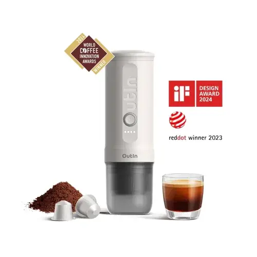 OUTIN - NANO PORTABLE ESPRESSO MACHINE WHITE