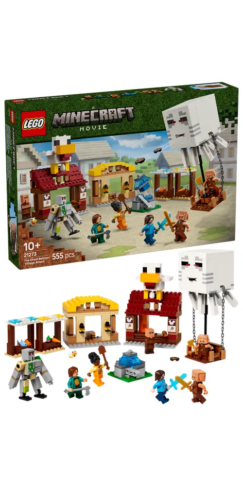 LEGO - Minecraft - Landsbyangrep med Geist-ballong (21273)