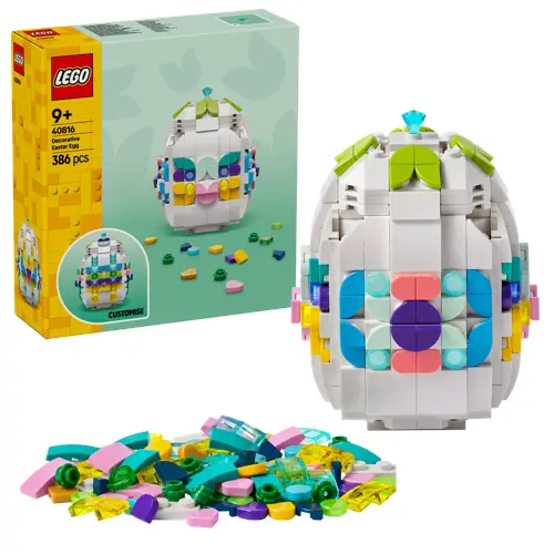 LEGO - LEGO Iconic - Dekorativt Påskeegg (40816)