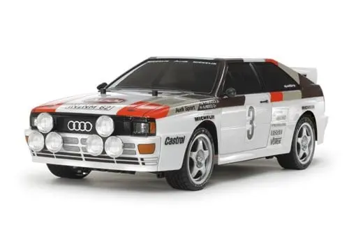 Tamiya - Audi Quattro A2 Radiostyrt Modellbil Elektrisk Motor 1:10 - (544116)