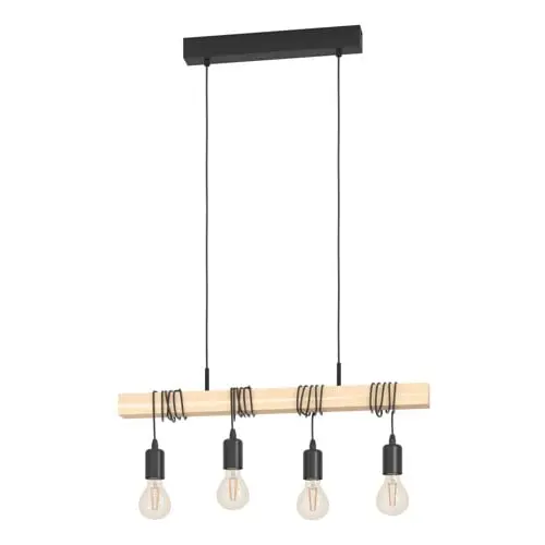 EGLO TOWNSHEND 1 Dining Table 4L – Stilig Rustikk Pendellampe