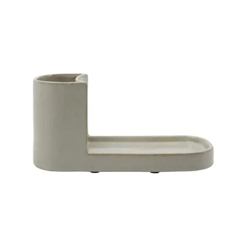 Meraki - Børste- og såpeholder, MKDatura - Shellish grey - l: 26 cm, w: 10.5 cm, h: 12.5 cm